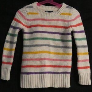 GAP KIDS | xs - extra small (4-5) | Colorful Striped Knit Sweater